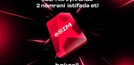 Bakcell eSIM ilə eyni anda iki nömrədən istifadə edin