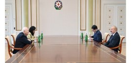 Prezident BMT-nin Sivilizasiyalar Alyansının ali nümayəndəsini qəbul etdi - FOTOLAR