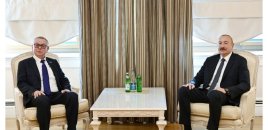 İlham Əliyev BMT-nin Terrorçuluqla Mübarizə İdarəsinin nümayəndəsini qəbul edib - FOTOLAR