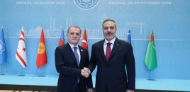 Ceyhun Bayramov Hakan Fidanla görüşüb