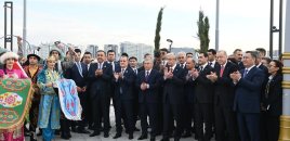 Ceyhun Bayramov Türk Dövlətləri Sivilizasiya Parkının açılış mərasimində iştirak edib
