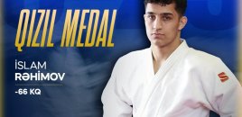 Azərbaycan cüdoçusu İslam Rəhimov İtaliyada Avropa çempionu olub
