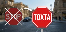 “Stop”u “Toxta” sözü ilə əvəzləyək”