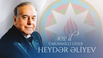 Ümummilli Lider Heydər Əliyevin anadan olmasının 102-ci ildönümüdür
