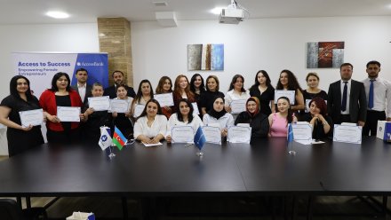 AccessBank Qarabağda qadın sahibkarlar üçün maarifləndirici təlim keçirib
