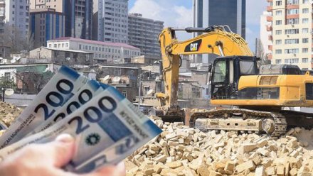 Daha bir ərazidə böyük söküntü - mülkiyyət sahiblərinə kompensasiya ödənilir