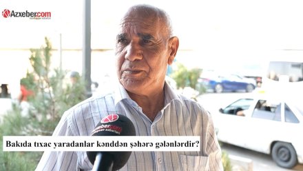 Bakıda tıxacın səbəbi kənddən gələnlərdir? – VİDEOSORĞU