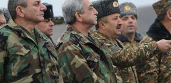 Sarkisyan Qarabağda - FOTO