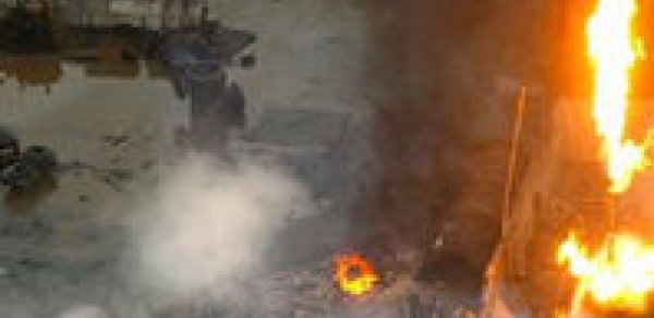 Bakıda yaşayış evində partlayış oldu