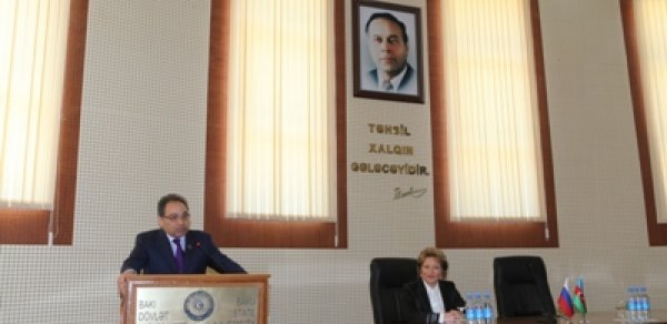 Matviyenkoya BDU-nun fəxri doktoru adı verildi