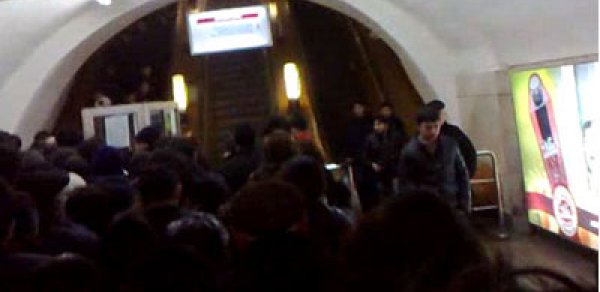 Bakı Metropolitenində həyəcan