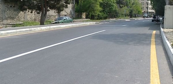 Bakının mərkəzində daha bir yol bağlandı