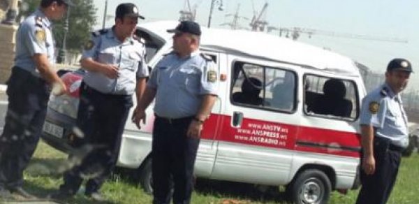 ANS-in maşını qəzaya düşdü