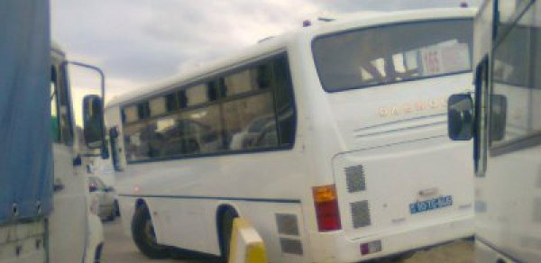 Bakıda avtobus sürücüsü sərnişinlərin həyatını belə təhlükəyə atdı - FOTOLAR