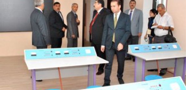 Ceyhun Osmanlı Sabirabadda 4 məktəbin açılışında iştirak edib