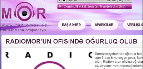 Sumqayıtda radio binası qarət olundu