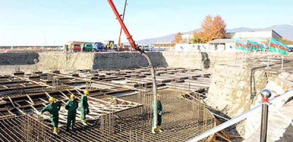 Şəkidə yeni Məhkəmə Kompleksinin təməli qoyuldu