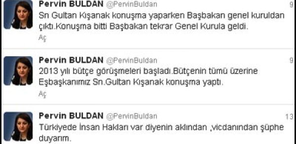 Millət vəkilinin çıxışı vaxtı Ərdoğan zalı tərk etdi