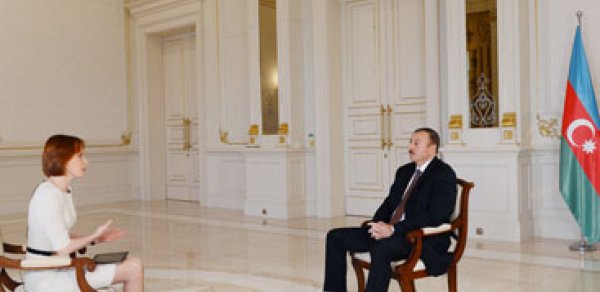 Prezidenti İlham Əliyev müsahibə verdi - FOTO