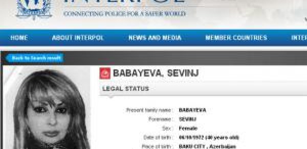 İnterpol Sevinc Babayevanı axtarır - FOTO