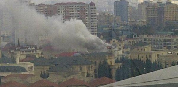 SON DƏQİQƏ! Bakıda yanğın başladı - FOTO
