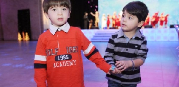 Prezident İlham Əliyevin nəvələri yeni il şənliyində - FOTOLAR