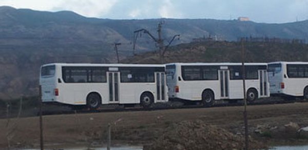 Bakıdakı yeni sərnişin avtobusları bunlardı -  FOTOLAR 
