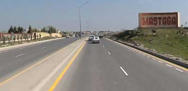 Bakının əsas yolu yenidən qurulur - FOTOLAR
