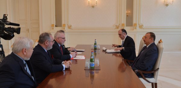 Prezident İlham Əliyev Minsk qrupunun həmsədrlərini qəbul etdi