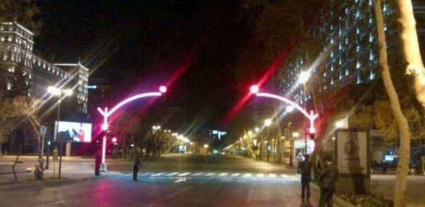 Bakıda son model işıqforlar quraşdırıldı - FOTOLAR 