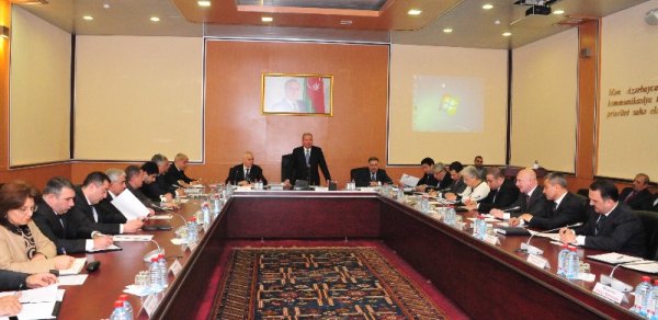 Nazirlikdə kollegiya iclası keçirildi -  FOTO 