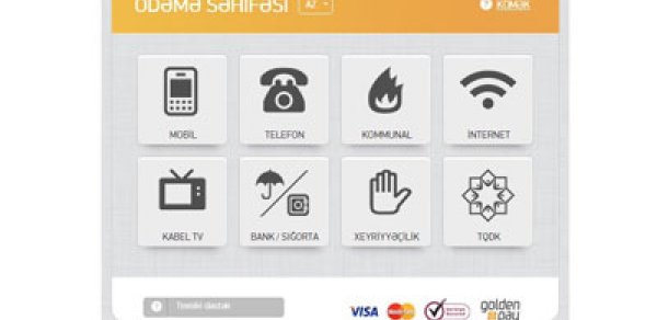 Rabitə və kommunal xidmət haqlarının ödənilməsi sadələşdi
