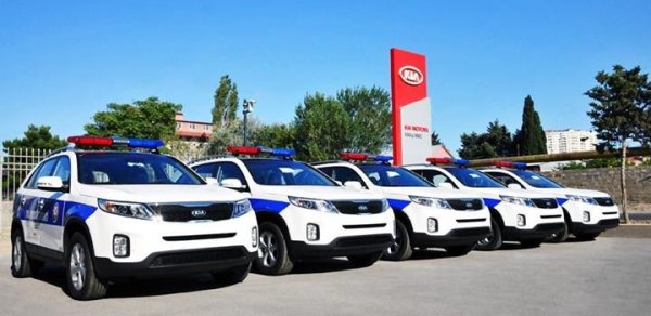 Azərbaycanın yol polisinin yeni maşınları - FOTO