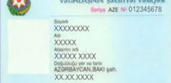 Gəncədə saxta şəxsiyyət vəsiqəsi alma faktının üstü açılıb
