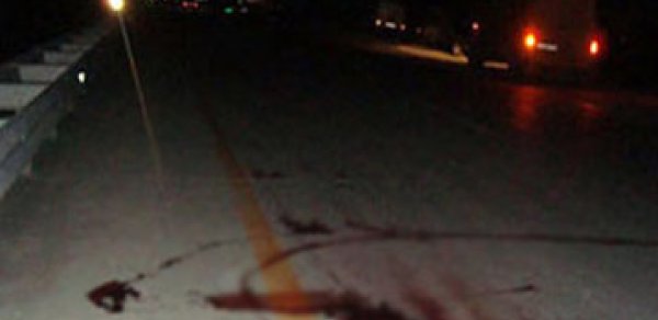 Bakıda avtobus piyadanın üstündən keçdi