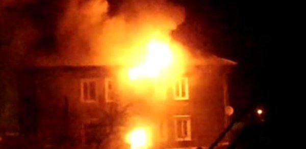 Bakıda məcburi köçkünün evi yanıb