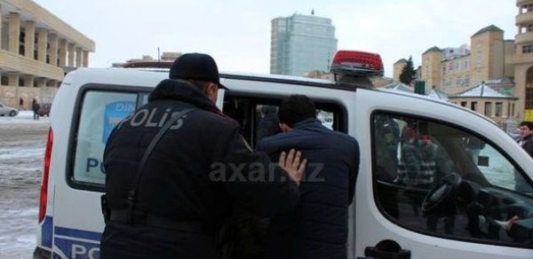 Bakıda qartopu davası - FOTO