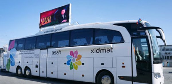 Bakıda səyyar "ASAN xidmət" fəaliyyətə başladı