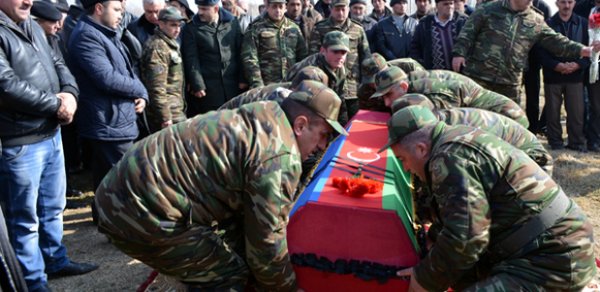 Şəhid əsgərimiz dəfn edildi - FOTO