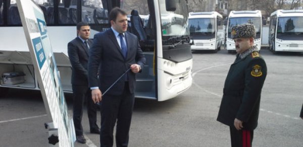 Çağırışçıların daşınması üçün yeni avtobuslar alınıb - FOTOLAR 
