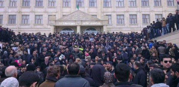 Sovetski sakinlərinin aksiyası başa çatdı - YENİLƏNİB - FOTO - VİDEO