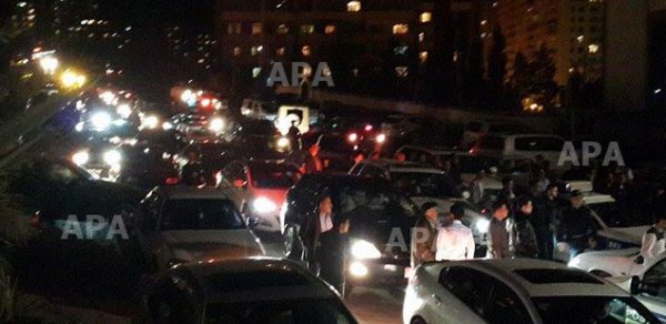 Bakıda kütləvi dava - FOTOLAR 