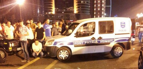 Polisi vurub qaçdılar