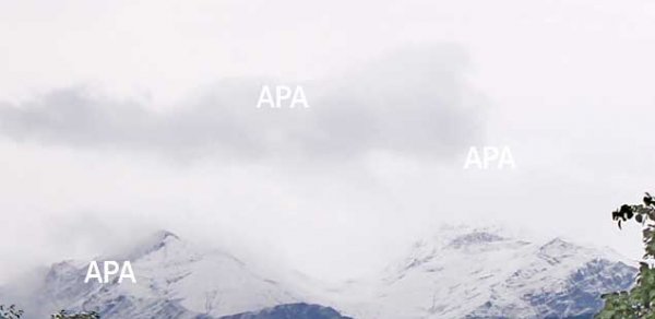 Zaqatalaya qar yağdı - FOTO