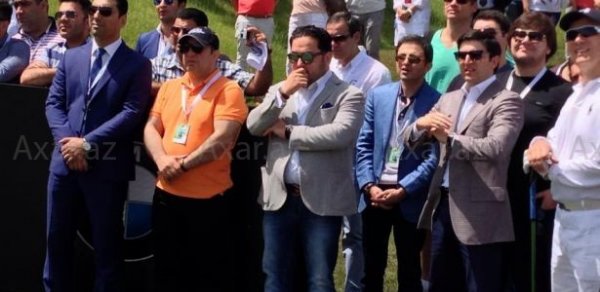 Ziya Məmmədovun oğlu Murad Dadaşovla qolf meydançasında -  FOTOLAR 