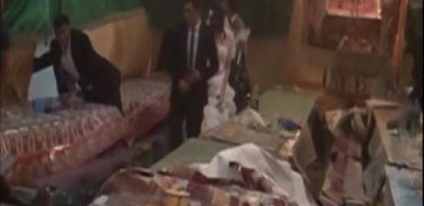 Mağar toyunda bəy-gəlin toyu yarımçıq tərk etdi -  FOTOLAR 