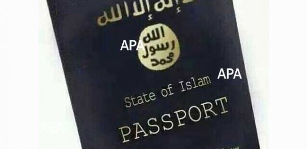 Azərbaycanlılara İŞİD-in pasportu paylanır - FOTOLAR