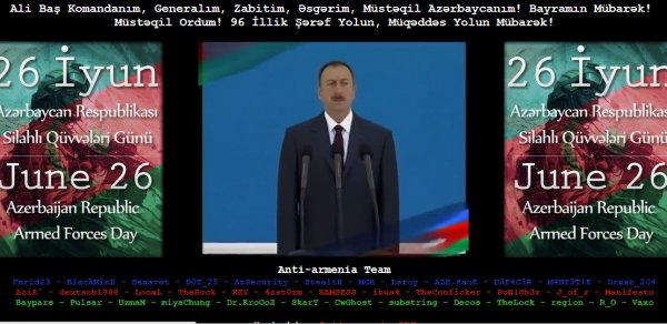Azərbaycanlı hakerlər ermənistan prezidentinin rəsmi saytını dağıtdı - SİYAHI - FOTO