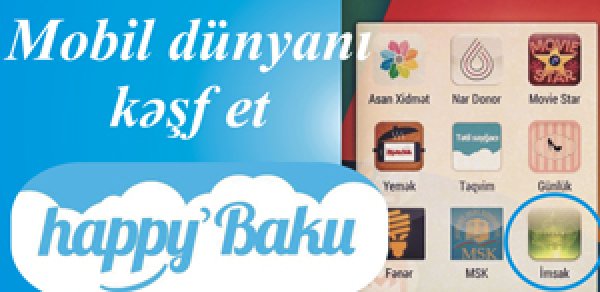 “HAPPY BAKU”dan oruc tutanlara Ramazan Payı - İMSAK - MOBİL TƏTBİQ