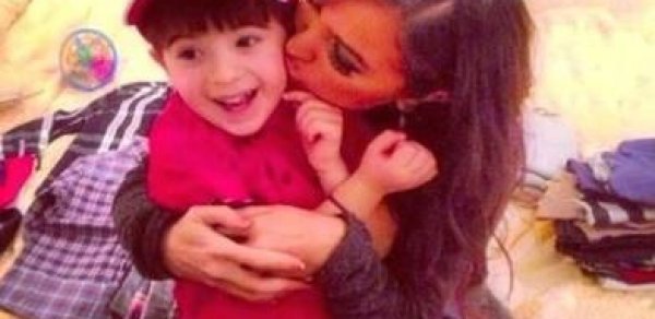 Leyla Əliyeva oğlu ilə - FOTO